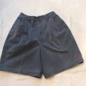 Polo Size 6 Blue cotton twill shorts